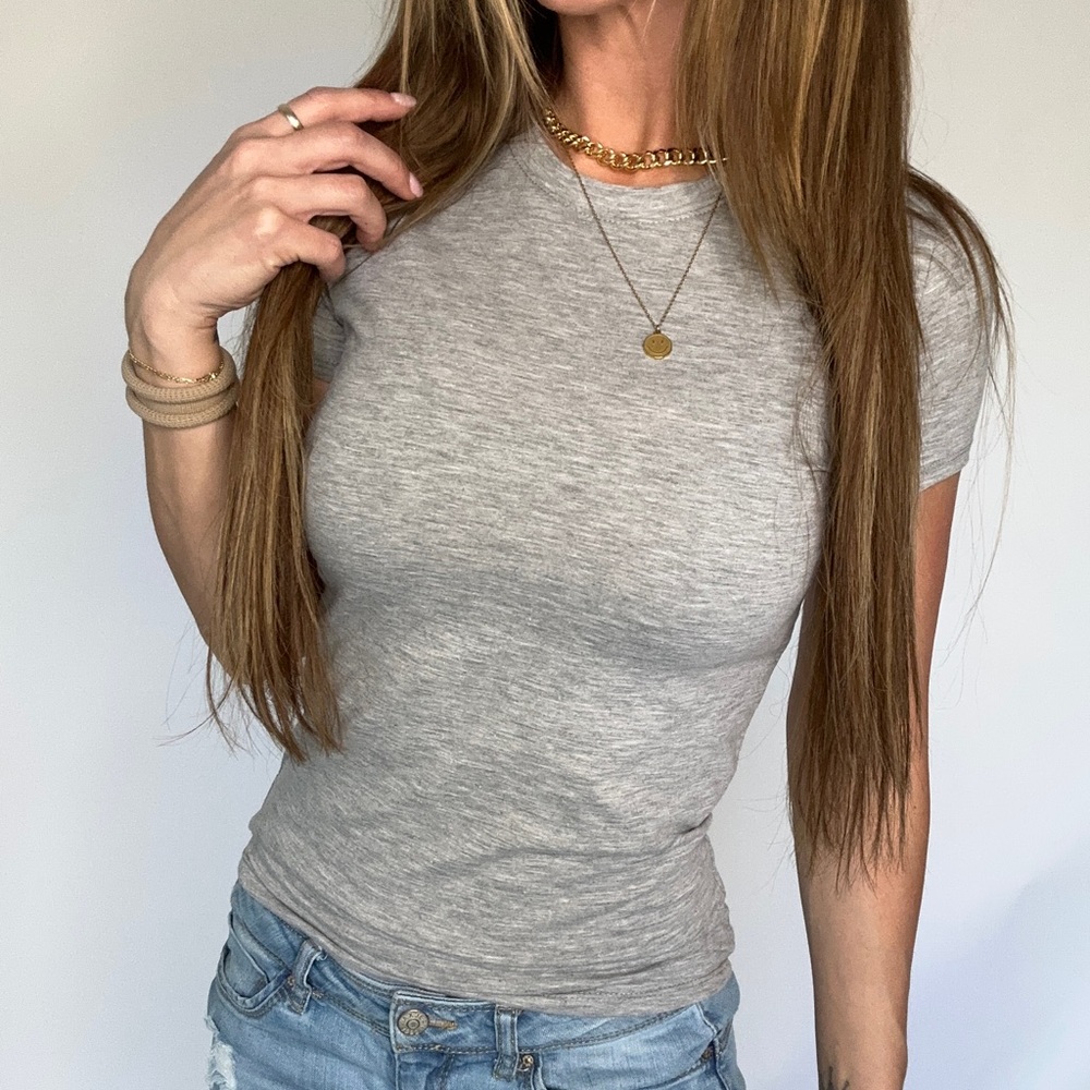 Grey Basic top